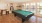 a pool table in a room